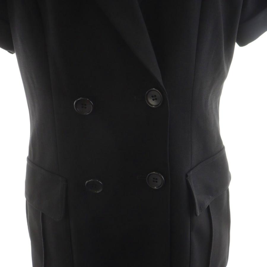 ボーダーズアットバルコニー 24SS OPEN COLLAR DRESS ワンピース ひざ