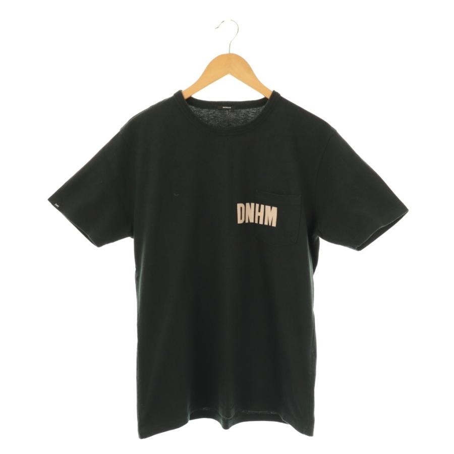 デンハム DENHAM Tシャツ カットソー 半袖 ロゴ 黒 ブラック /AT □OS 