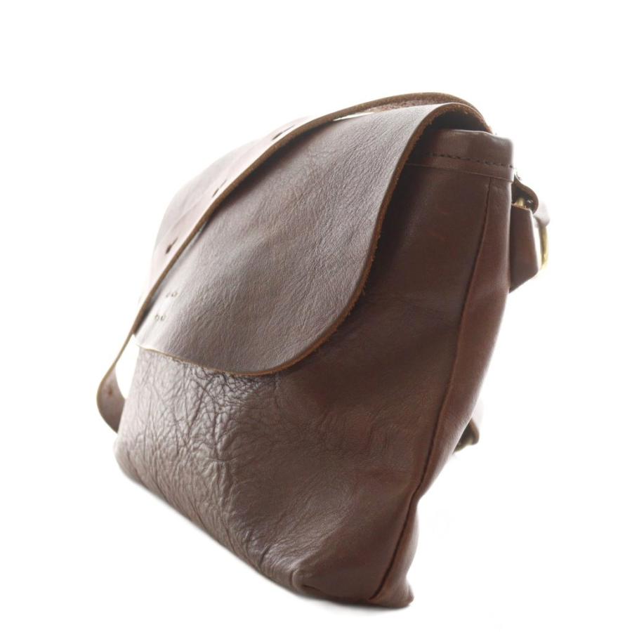 スロウ SLOW ショルダーバッグ レザー 茶 ブラウン /AN6 メンズ