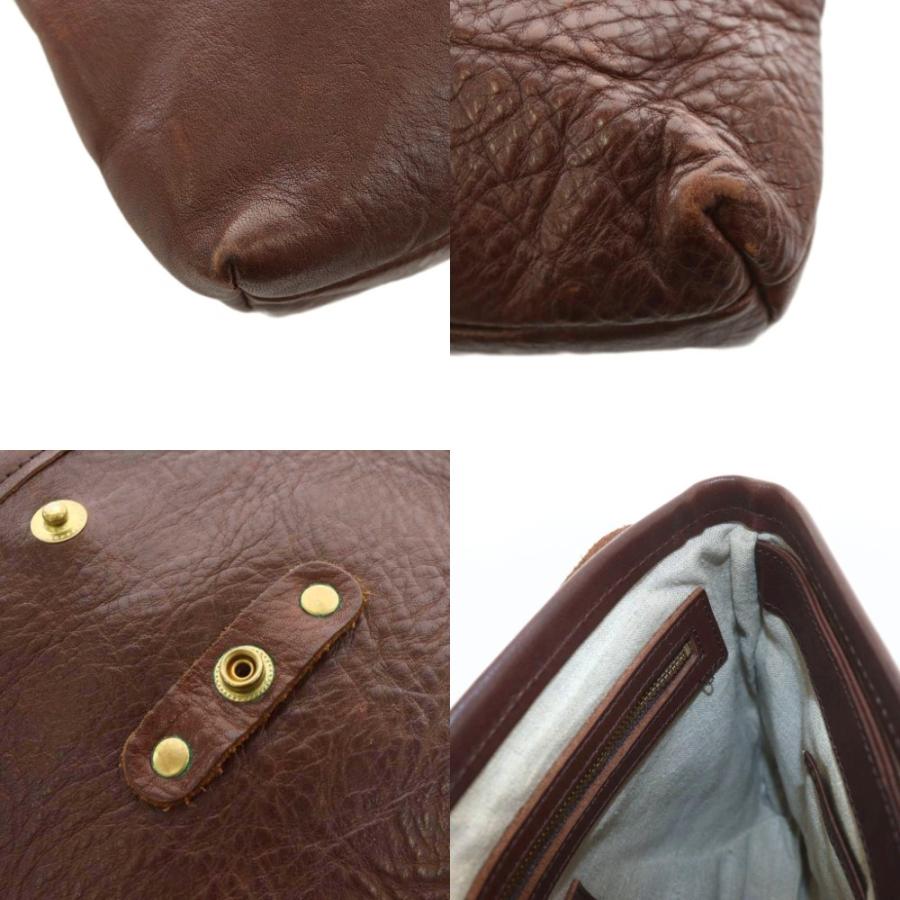 【中古】スロウ SLOW ショルダーバッグ レザー 茶 ブラウン /AN6 メンズ スロウ SLOW ショルダーバッグ レザー 茶 ブラウン /AN6 メンズ