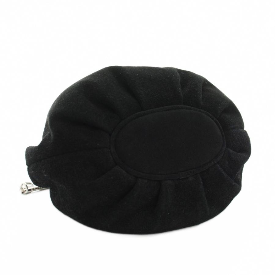 【中古】ケイトスペード エンベリッシュドキャットバッグ ショルダーバッグ がま口 猫型 黒 PXRU5775 レディース kate spade NEW YORK（ケイト・スペード ニューヨーク） ケイト