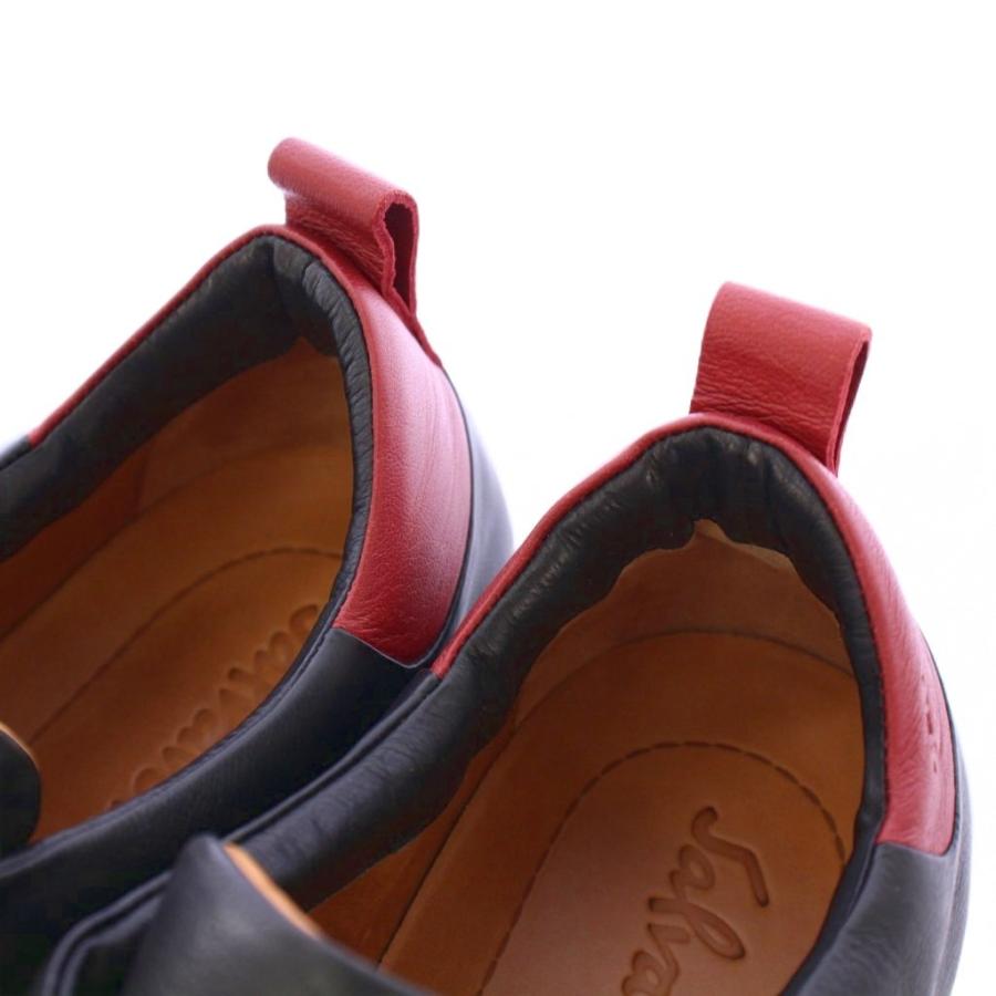 【中古】サルヴァトーレフェラガモ Salvatore Ferragamo garda slipon ガルダスリッポン ローカットシューズ 8 黒 FERRAGAMO（フェラガモ） サルヴァトーレフェラガモ Salvatore