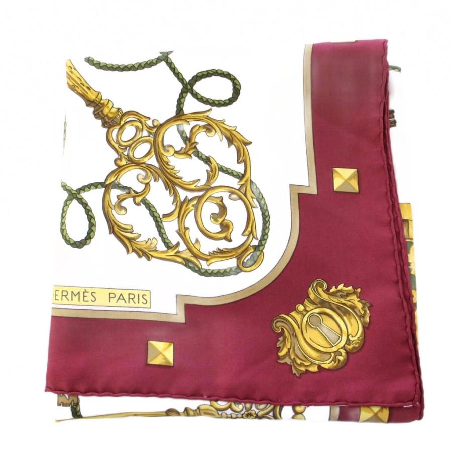 HERMES（エルメス） カレ90 LES CLES THE KEYS RARE スカーフ 正方形