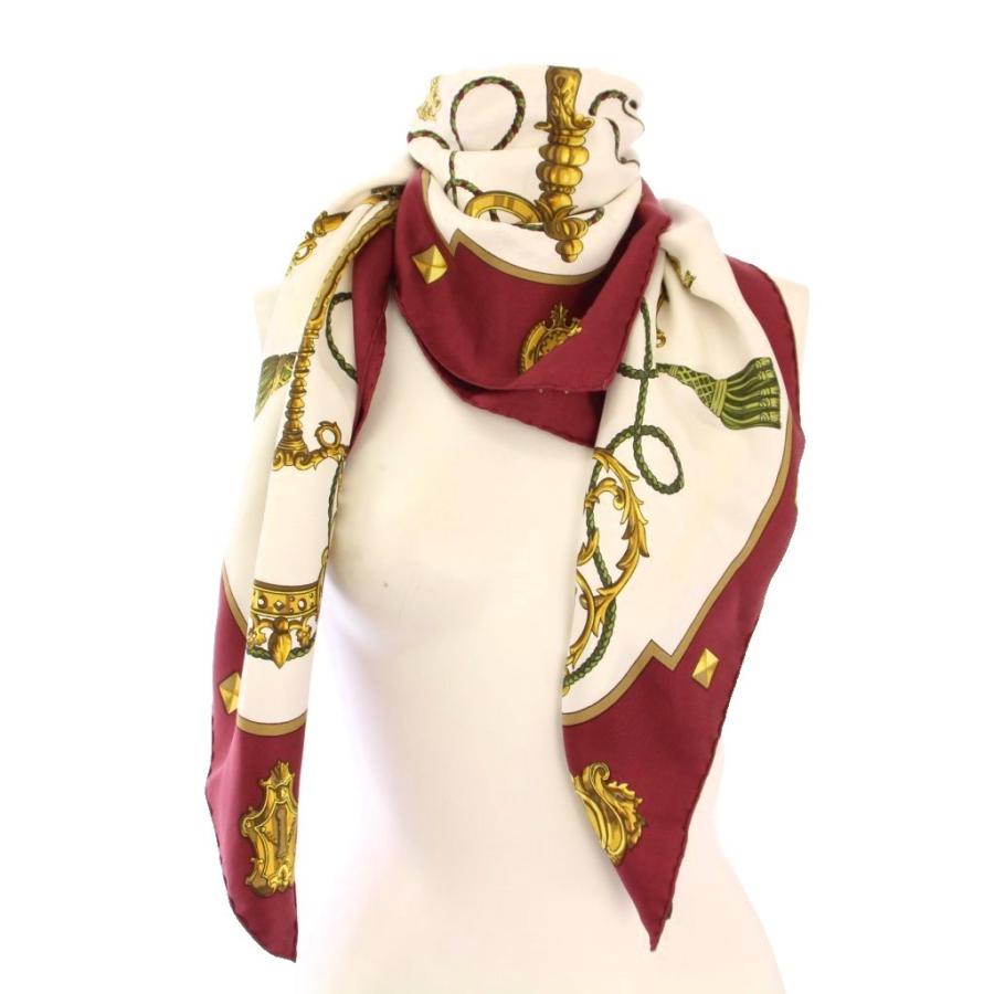 HERMES（エルメス） カレ90 LES CLES THE KEYS RARE スカーフ 正方形