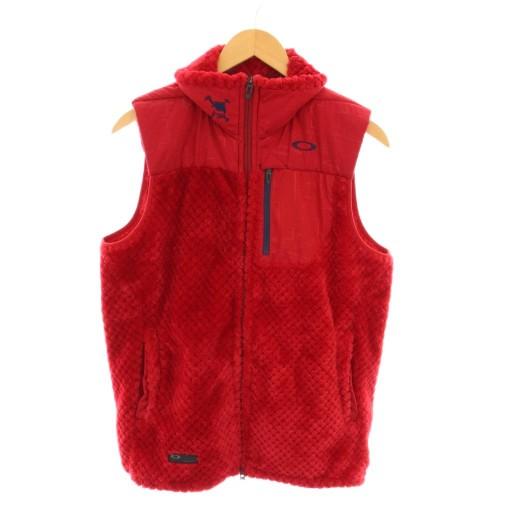 オークリー OAKLEY ボアベスト ジップアップ L 赤 レッド 461705 /YM