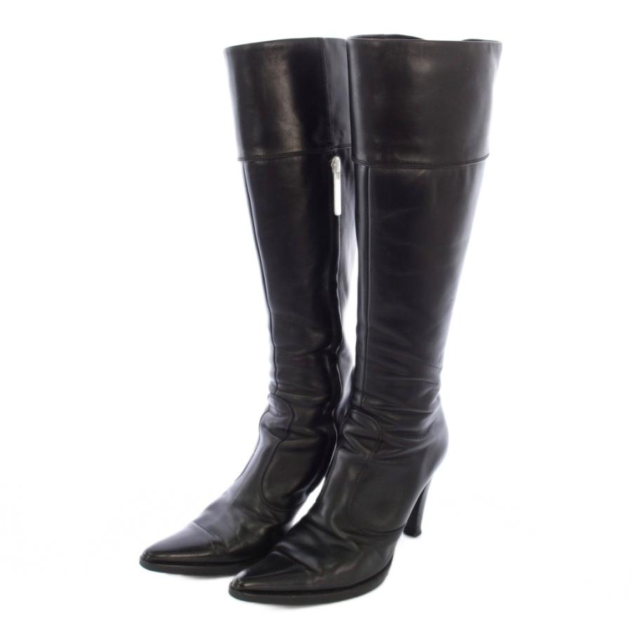 Sergio Rossi ロングブーツ 36.5 Sergio rossi 「Sergio rossi」 ロングブーツ 36.5 ブラック