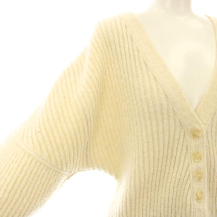 アキラナカ STUNNING LURE 20th リブ編みVネックカーディガン ニット