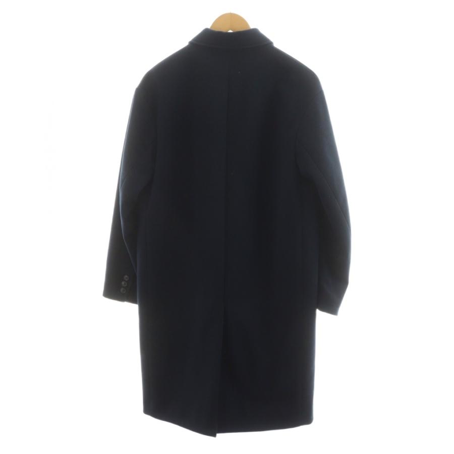 シップス SHIPS ステンカラーコート ロング アウター S 紺 ネイビー