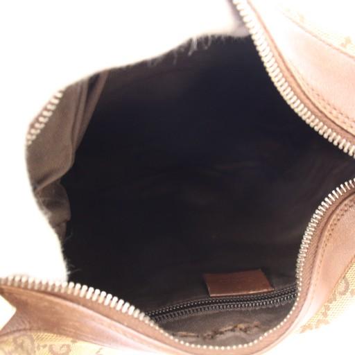 GUCCI（グッチ） ワンショルダーバッグ キャンバス レザー 切替 GG柄