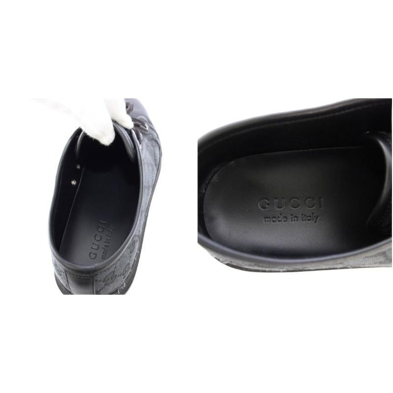 GUCCI（グッチ） GUCCI GGキャンバス スニーカー 7.5 黒 426189 /TK