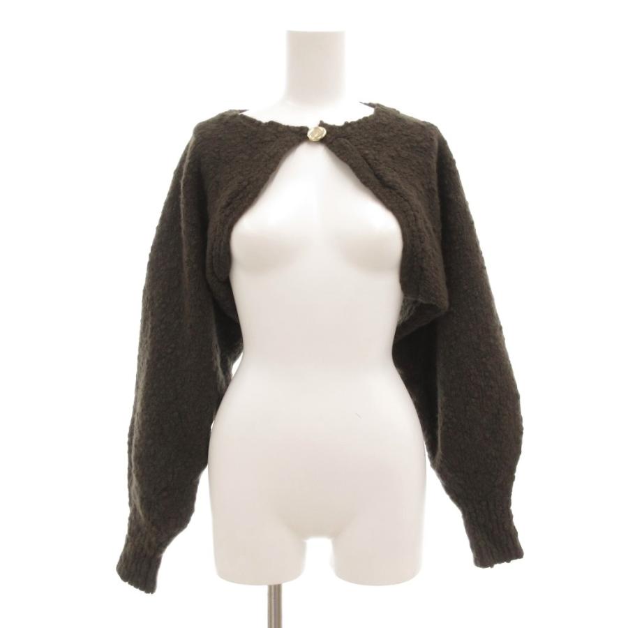 スナイデル SNIDEL 22AW ボレロニットタンクセット F アンサンブル 長袖 茶 ブラウン SWNT224122 /AE レディース | SNIDEL | 03