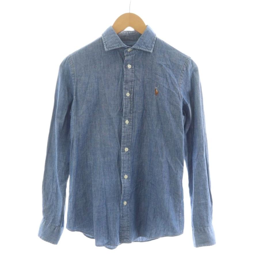 ポロ ラルフローレン POLO RALPH LAUREN デニムシャツ 長袖 スモール