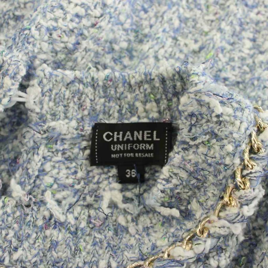 CHANEL（シャネル） CHANEL uniform ツイードワンピース 半袖 ひざ丈 5