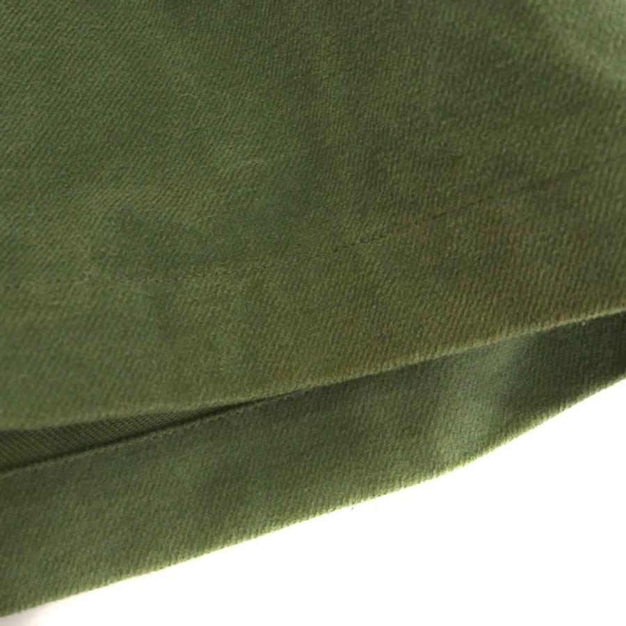 ダブルタップス WTAPS ミリタリーフランネルシャツ ロゴ コットン 3