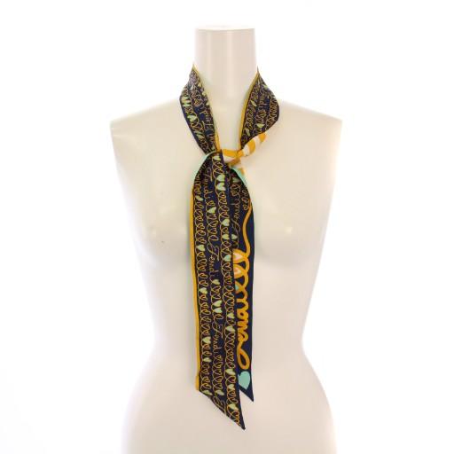 FENDI（フェンディ） ラッピー スカーフ ハート柄 ストライプ柄 ロゴ