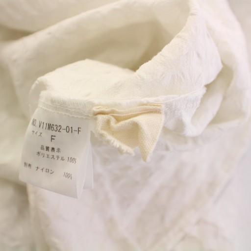 スリースクエア THREE SQUARE ポコポコジャガードブラウス シャツ プル