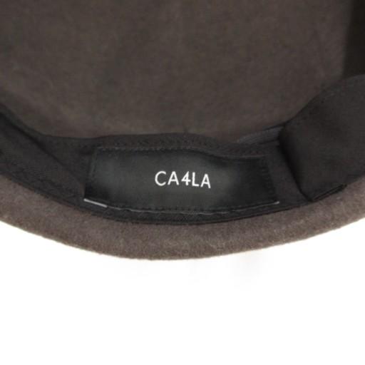 カシラ CA4LA HUMBERT グレー リボン ウールハット キャスケット 楽天