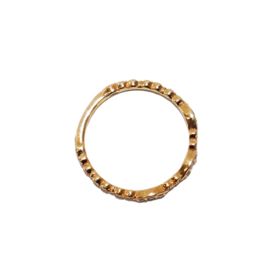 agete（アガット） カルムリング 指輪 ダイヤモンド K10 0.06ct 9号
