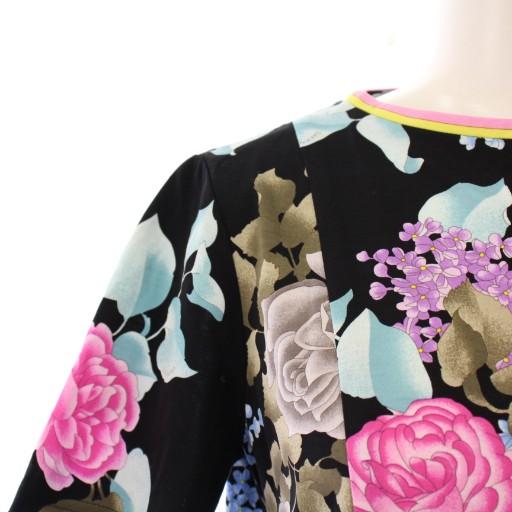ワンピース レオナール FASHION ワンピース ロング 半袖 花柄 34