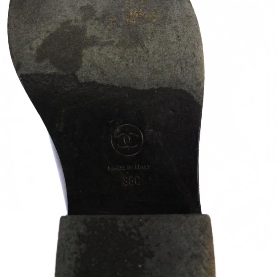 CHANEL（シャネル） CHANEL 2016年製 カメリア ロングブーツ カーフ