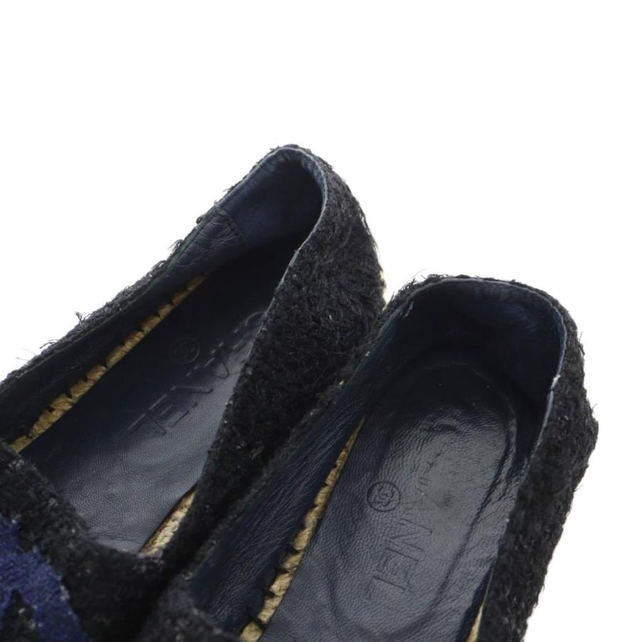CHANEL（シャネル） ココマーク スリッポン シューズ ツイード