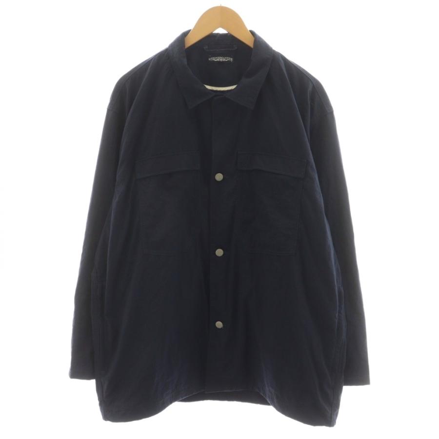 【中古】ストーンマスター SMフィールドシャツLS ナイロンダイ オックスフォード ジャケット XL 紺 ストーンマスター STONEMASTER SMフィールドシャツLS ナイロンダイ