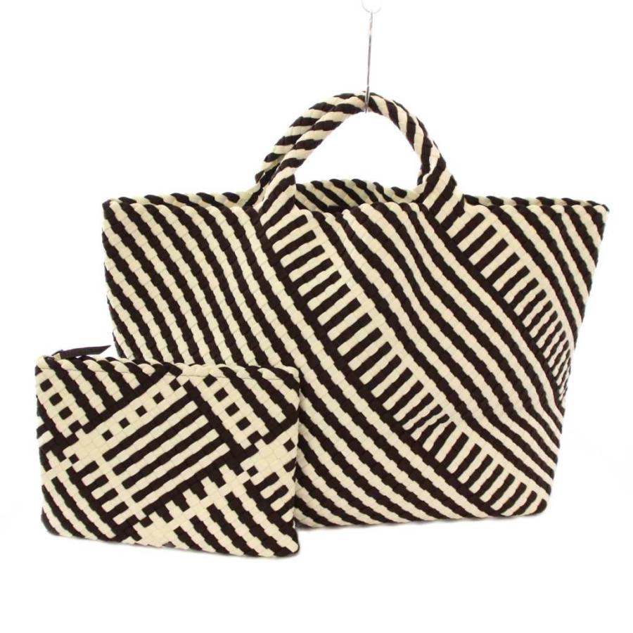 ナゲディ NAGHEDI 25SS St. Barths M Tote Graphic Stripe メッシュ 