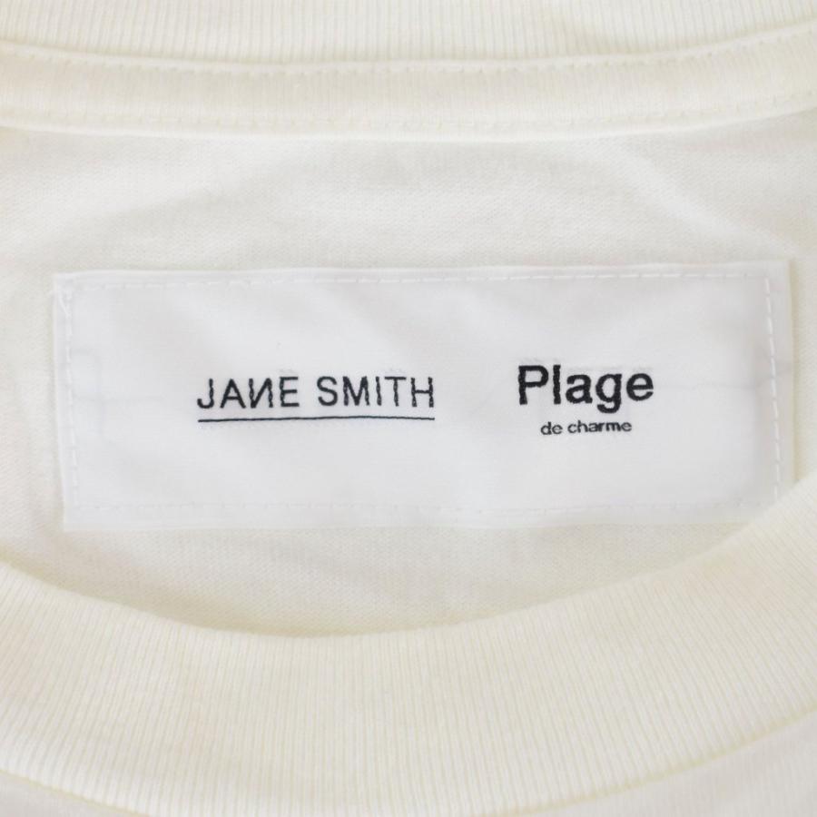 プラージュ Plage ジェーンスミス JANE SMITH Tシャツ 長袖 ロンT 白