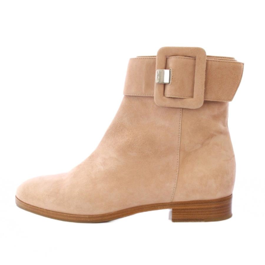 Sergio rossi セルジオロッシ ショートブーツ ラウンドトゥ ローヒール  