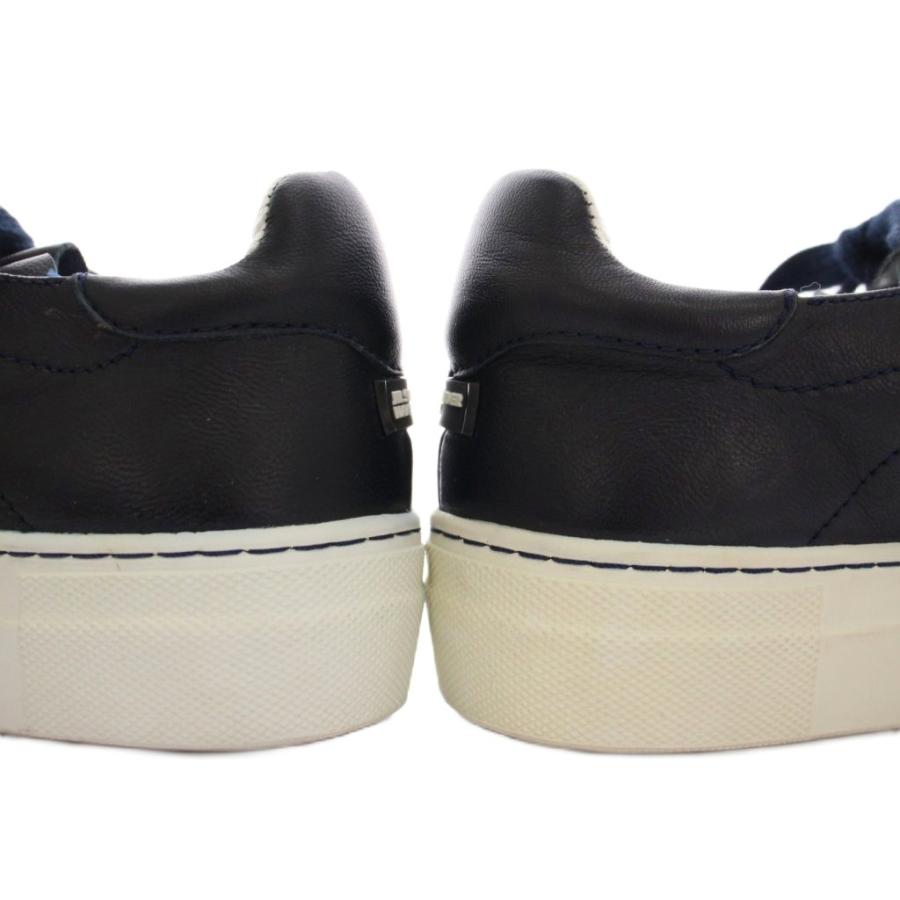 ジルサンダー JIL SANDER NAVY レザー スニーカー ローカット シューズ