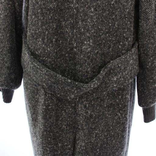 【中古】コーチ COACH オーバーコート ロングコート アウター XS グレー C5496 /TK レディース COACH（コーチ） オーバーコート ロングコート アウター XS グレー