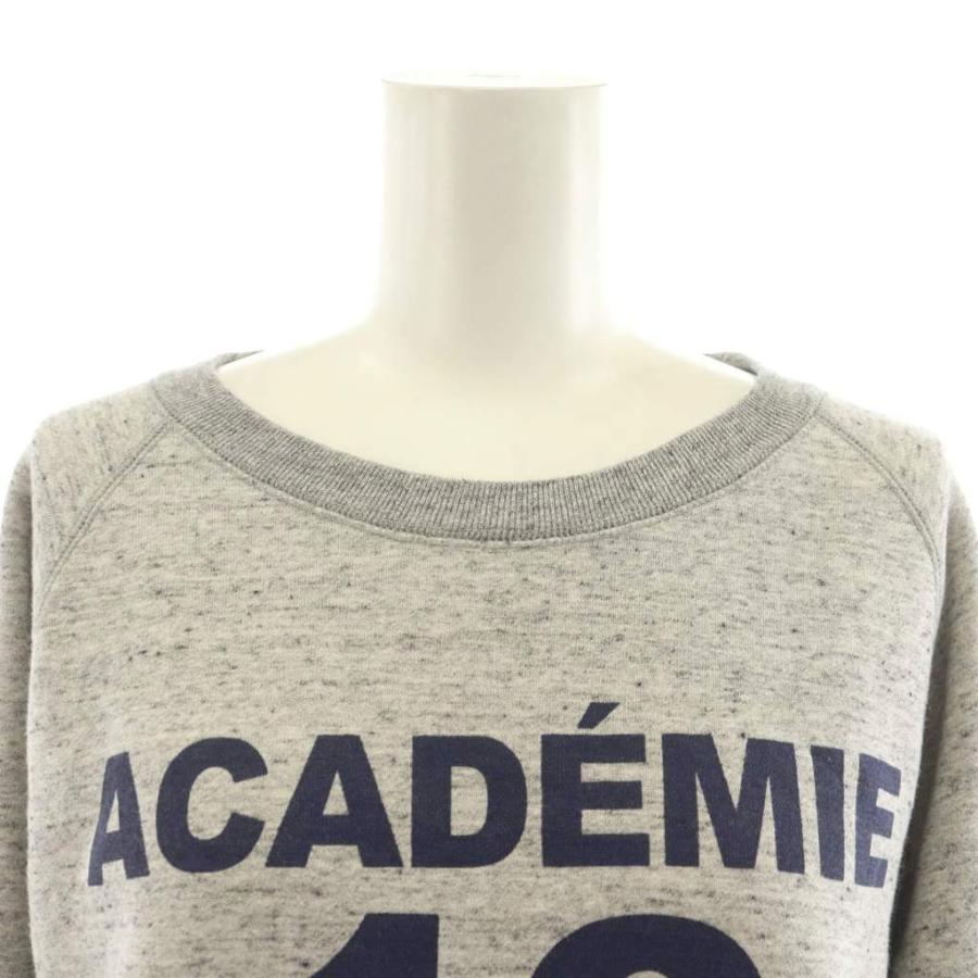 イエナ IENA 23AW ACADEMIEスウェット トレーナー ロゴ プリント