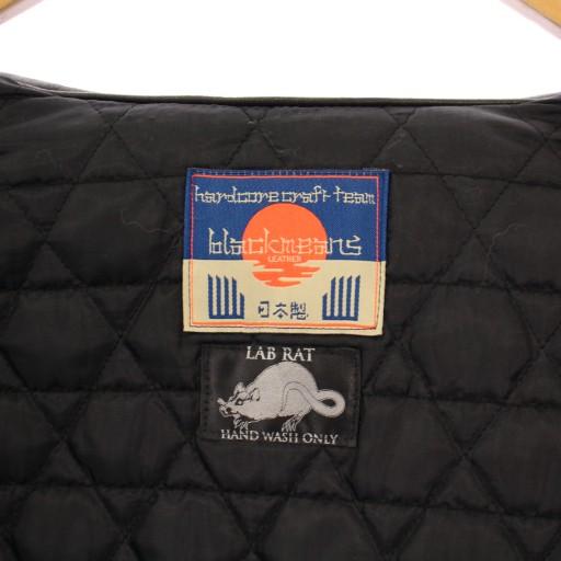 ブラックミーンズ blackmeans LABRAT シングルライダースジャケット 革