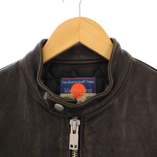 ブラックミーンズ blackmeans LABRAT シングルライダースジャケット 革