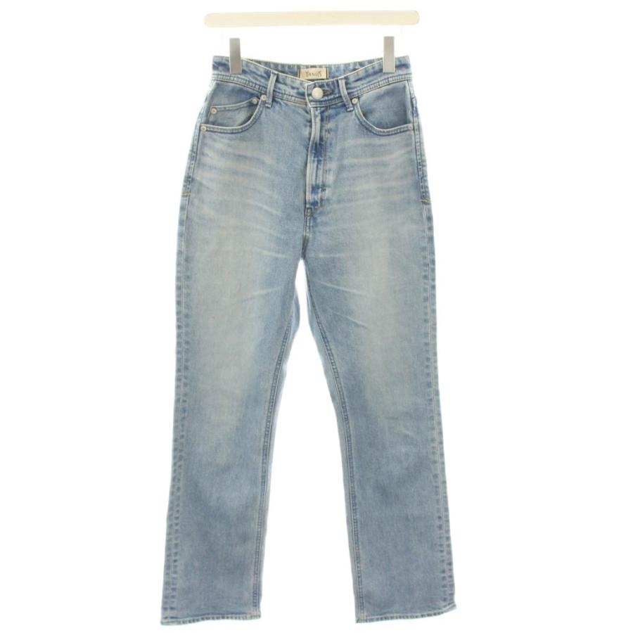【中古】ヤヌーク ストレート ルイーズ LOUISE デニムパンツ ジーンズ ジップフライ 25 水色 57134211 レディース ヤヌーク YANUK ストレート ルイーズ LOUISE デニムパンツ ジーンズ