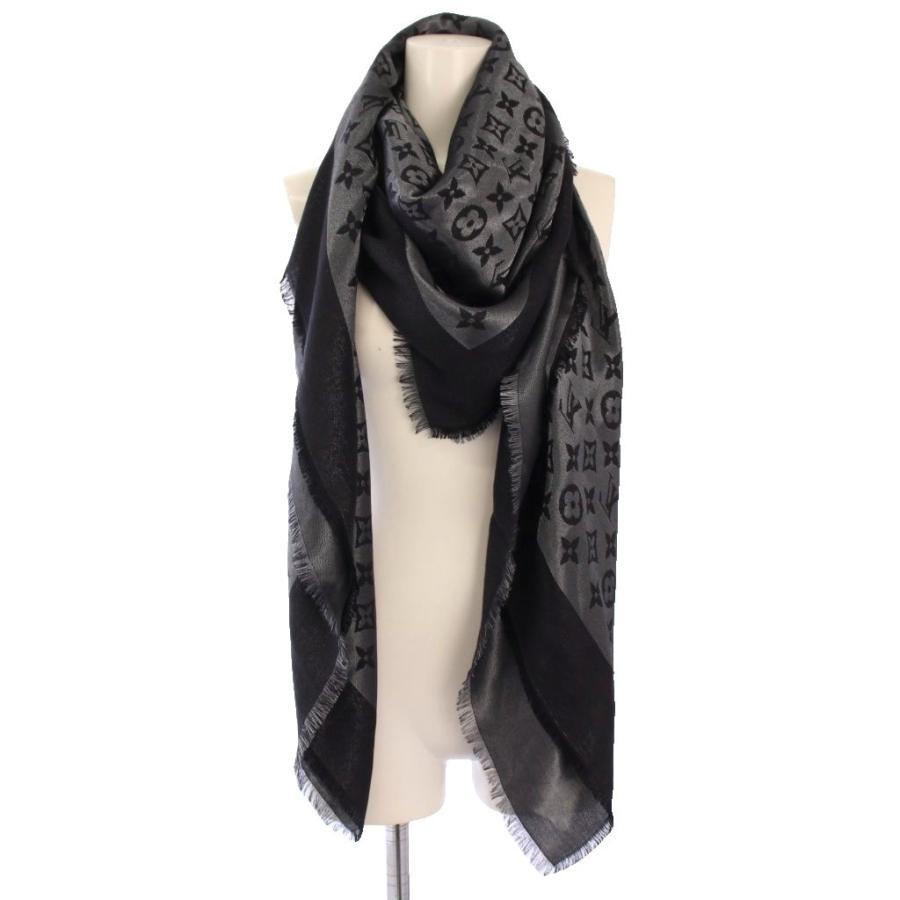 ルイヴィトン＊モノグラムシャイン　大判ストール LOUIS VUITTON（ルイ・ヴィトン） ショール モノグラム シャイン 大判