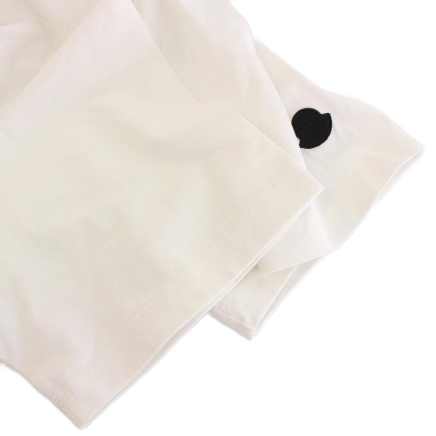 【中古】モンクレール MONCLER 23SS Tシャツ カットソー 半袖 M 白 ホワイト グラフィックプリント I109F8C00003 MONCLER（モンクレール） MONCLER 23SS Tシャツ カットソー 半袖 M 白
