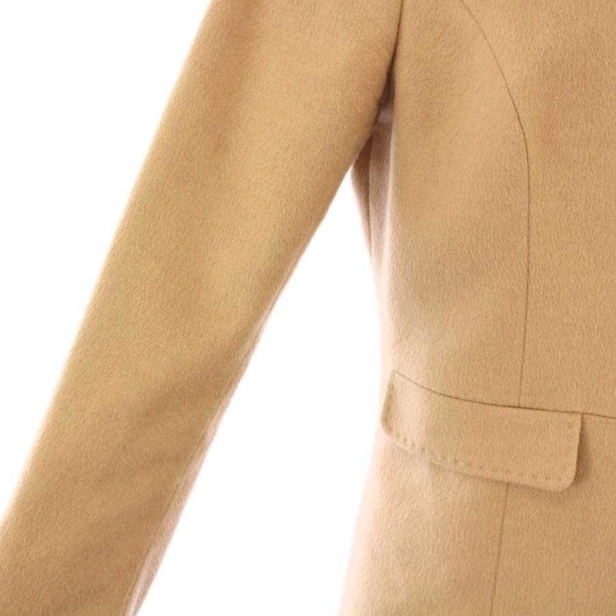 【中古】トッカ TOCCA ステンカラーコート アウター ロング丈 カシミヤ 2 ベージュ /BB レディース トッカ TOCCA ステンカラーコート アウター ロング丈 カシミヤ 2