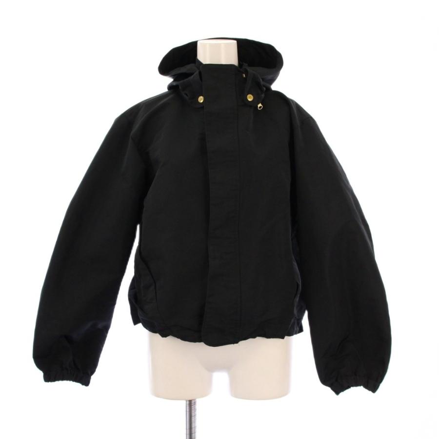 【ドゥーズィエムクラス】　On fleek パーカー　黒　ショートジャケット セール】*On fleek パーカー（ナイロンジャケット）｜Deuxieme Classe