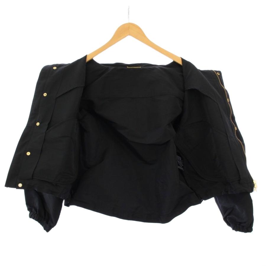 【ドゥーズィエムクラス】　On fleek パーカー　黒　ショートジャケット MUSE de Deuxieme classe（ミューズデドゥーズィエムクラス）の「*On