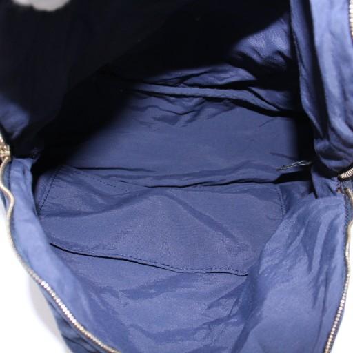 HERMES（エルメス） ボリードGMキャンバスポーチ バス用 Hロゴ 紺