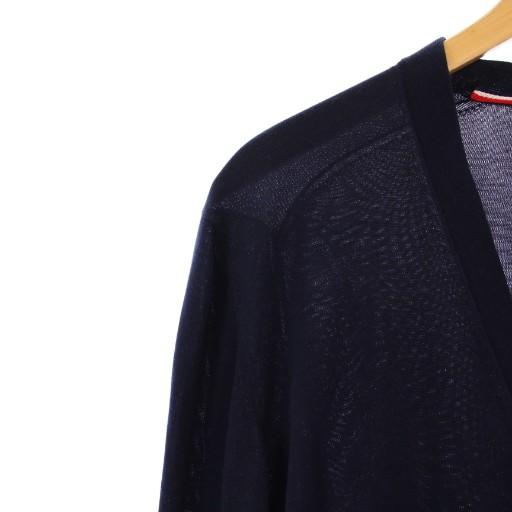 MONCLER Gamme Bleu Vネックカーディガン ネイビー MONCLER（モンクレール） MONCLER GAMME BLEU ニットカーディガン 長袖