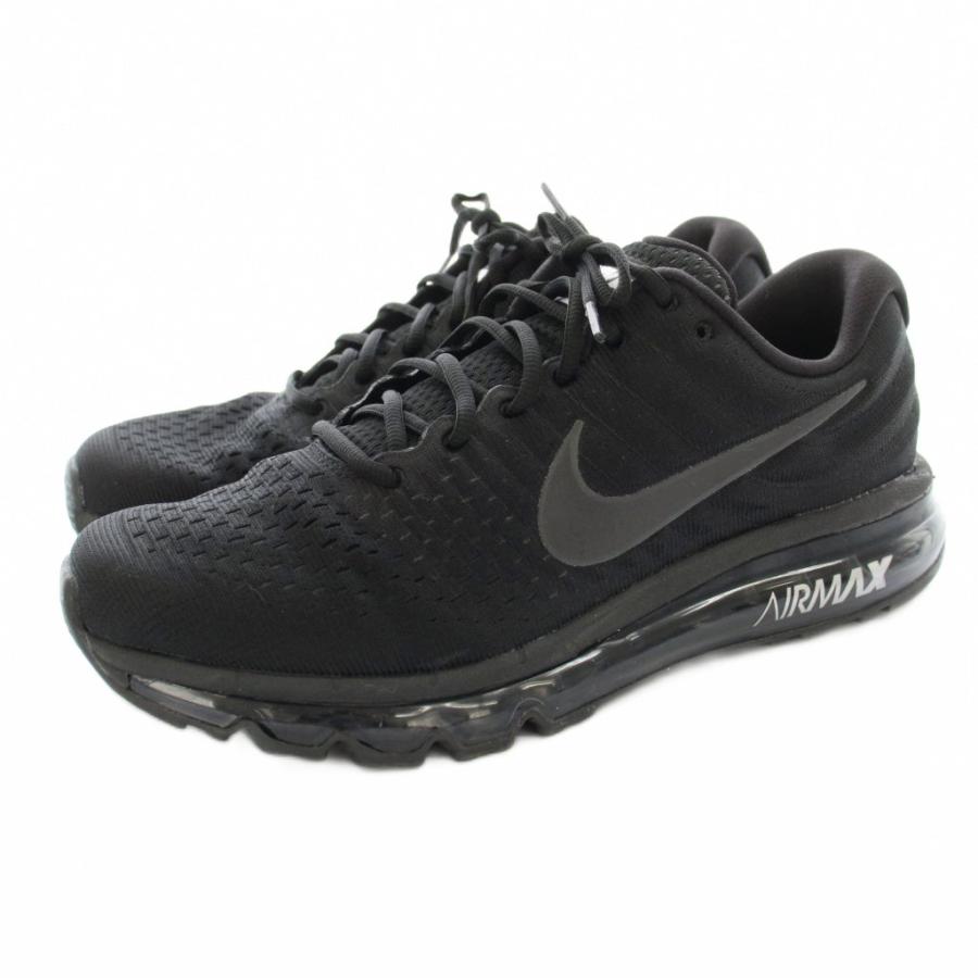 Nike Air Max 2017 849559-004 トリプルブラック Nike Air Max 2017 Shoes Triple Black 849559-004 Men's Multi