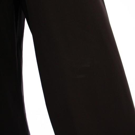 GUCCI（グッチ） ワンピース ひざ丈 長袖 シルク 38 チャコールグレー