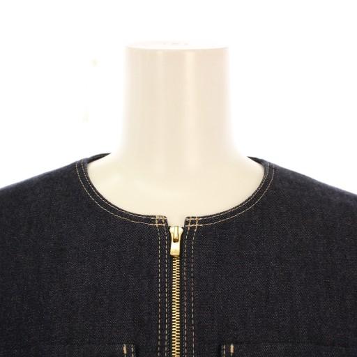 アナイ ANAYI ノーカラージャケット デニム アウター ショート丈