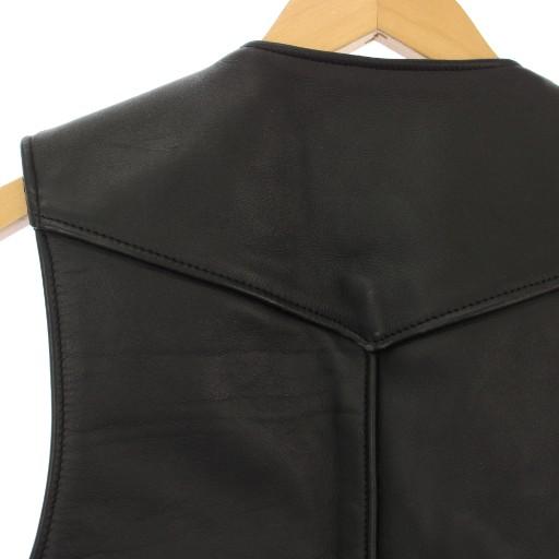 ショット SCHOTT DUROJAC BY レザーベスト ジレ レースアップ M