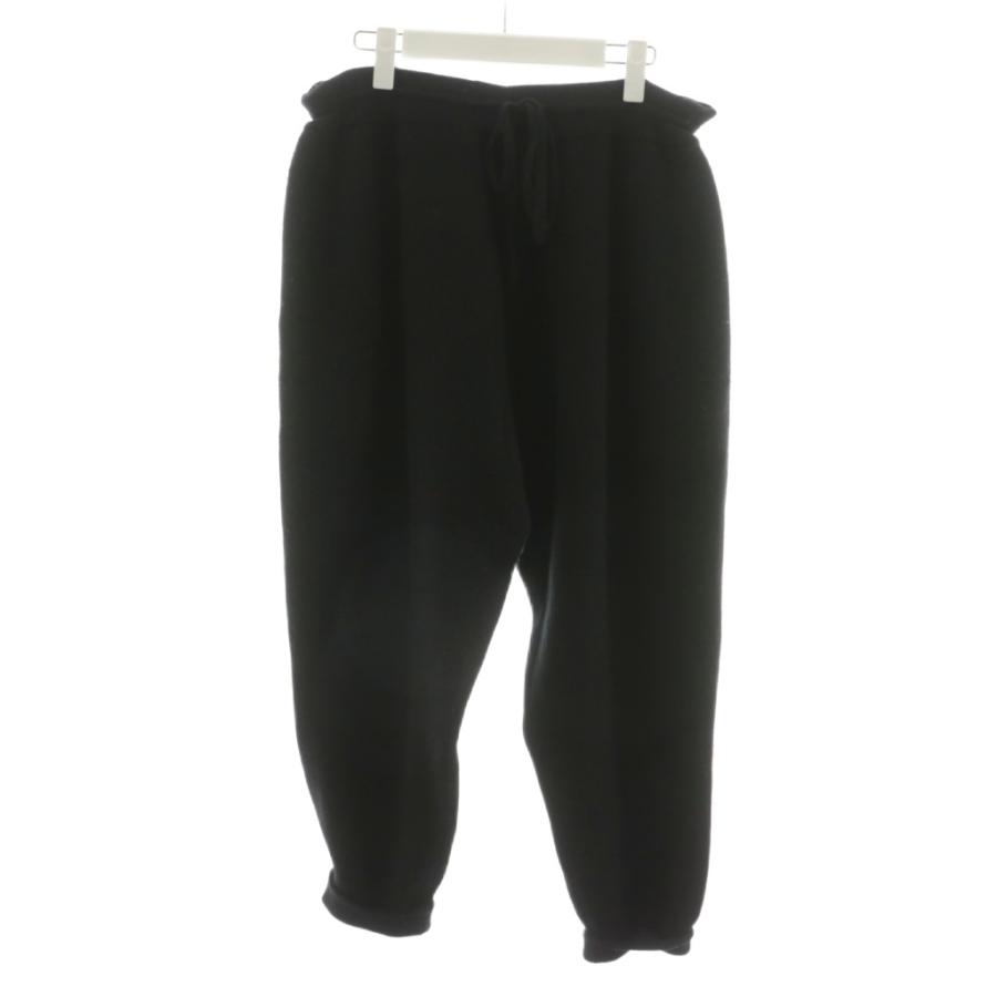 ボーディ BOHDI ジョガーパンツ カシミヤ 2 黒 ブラック BD13003 /AN38  