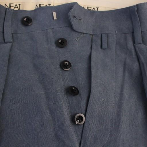 ニート NEAT CELLULOSE NIDOM WIDE スラックスパンツ ボタンフライ 44