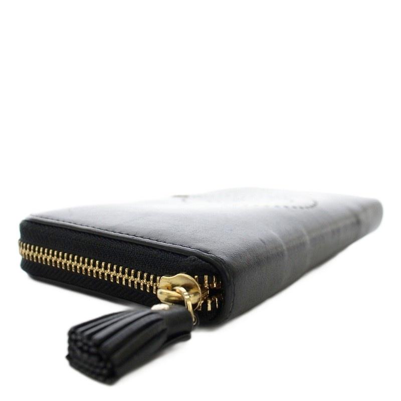 アニヤハインドマーチ ANYA HINDMARCH 長財布 スマイルマーク ライン