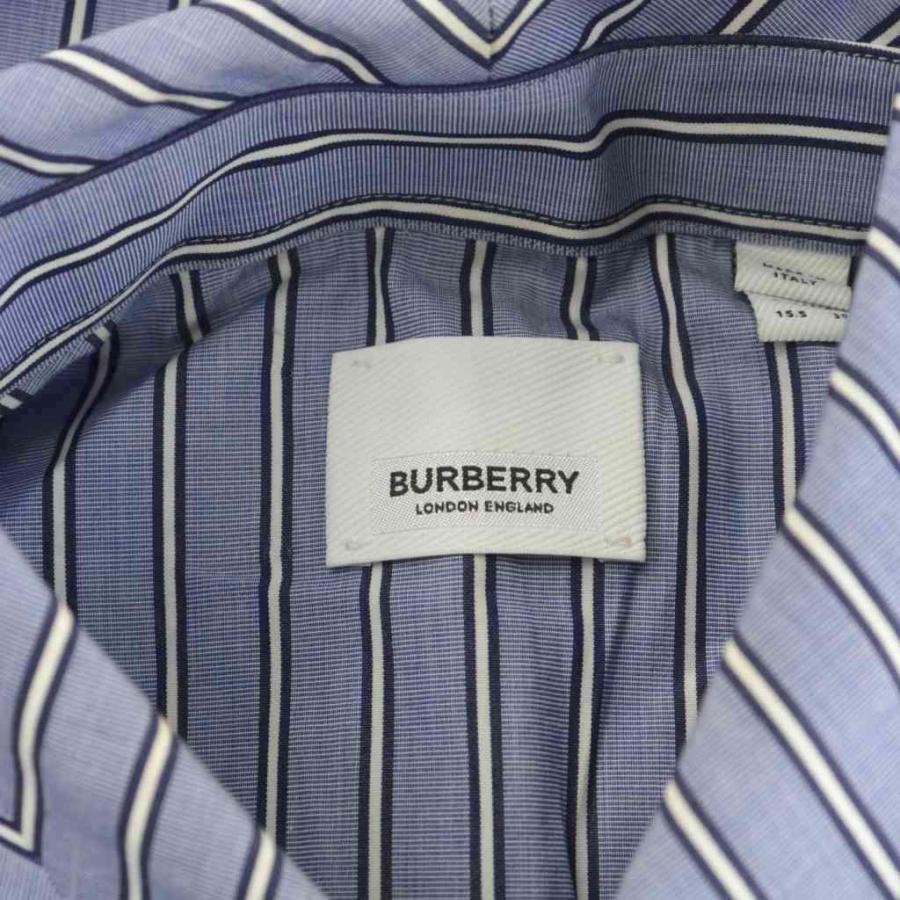トップス BURBERRY バーバリー ネクタイ付き ストライプ長袖シャツ